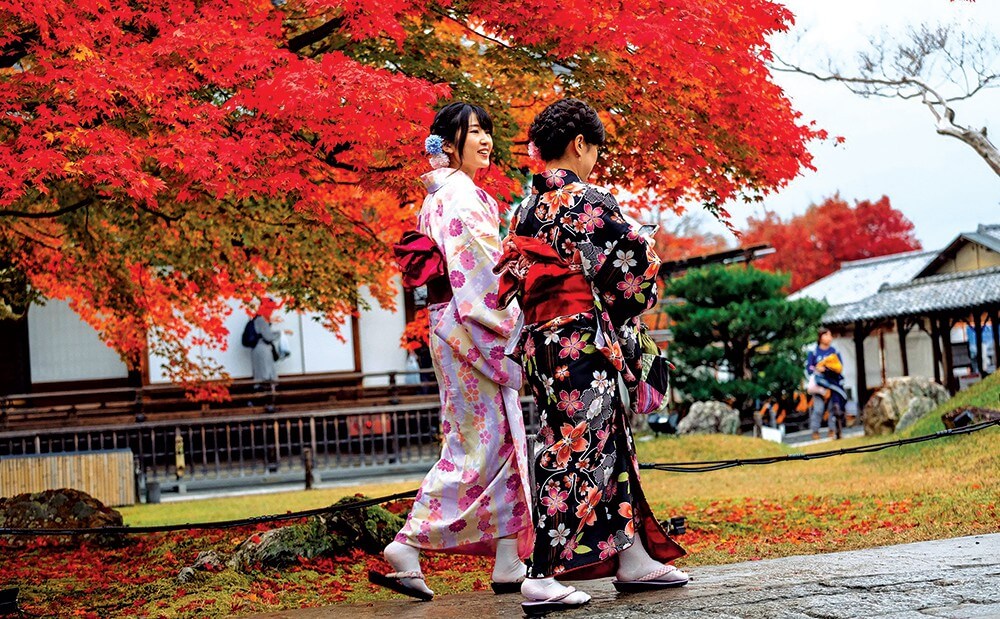 Kimono được mặc vào những dịp lễ tết hoặc các sự kiện quan trọng của Nhật Bản.