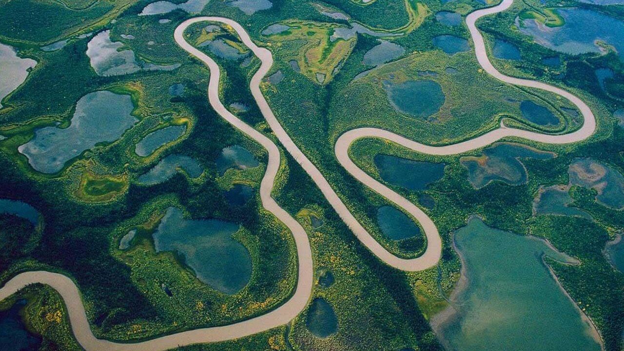 Đường công uốn lượn của Sông Amazon